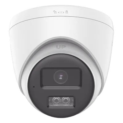 Cámara Turret TURBOHD / 2 Megapixel / Dual Light 40 m (131.2 ft) / Audio Bidireccional / ColorVu / IP67 / dWDR
