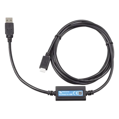 Cable de Comunicación / VE.Direct a USB / Plug-and-Play / Controladores Victron y Cerbo