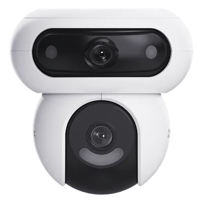 Cámara PT IP / Dual Lente 4MP+4MP / Rotación 360° / Visión Nocturna Color 40 m (131.2 ft) / Audio Bidireccional / IP65