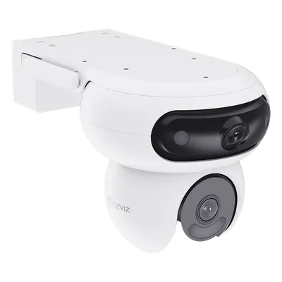 Cámara PT IP / Dual Lente 4MP+4MP / Rotación 360° / Visión Nocturna Color 40 m (131.2 ft) / Audio Bidireccional / IP65