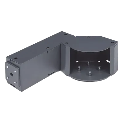 Soporte con carcasa / Brazo articulado / Compatible sensores láser H100 e I30 / Tornillería incluida