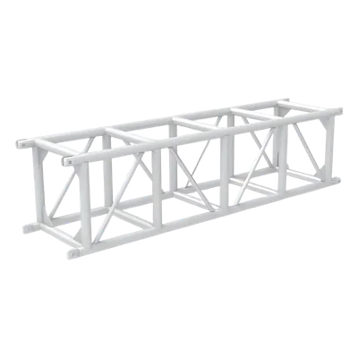 Truss de Aluminio / Sección 400 x 400 mm / Longitud 2 m (6.6 ft) / Conexión Rápida DIN 1999 / Carga Alta para Videowall y Audio