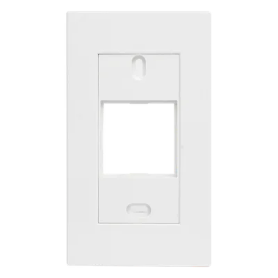 Marco para caja americana / Montaje vertical y horizontal / IP20 / Termoestable con bastidor metálico / Blanco
