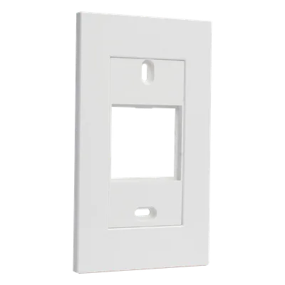 Marco para caja americana / Montaje vertical y horizontal / IP20 / Termoestable con bastidor metálico / Blanco