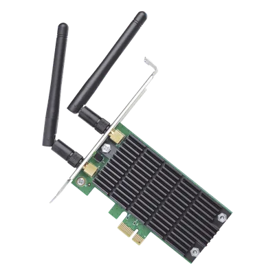 Adaptador PCI Express Wi-Fi / Doble Banda AC1200 / 2.4 y 5 GHz / 2x2 MU-MIMO / Antenas Desmontables 2 dBi / Perfil Bajo y Completo