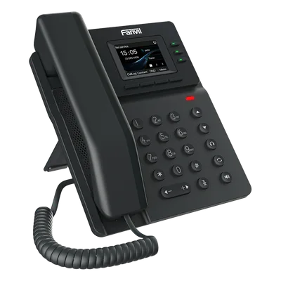 Teléfono IP Empresarial / 4 Líneas SIP / Pantalla LCD 2.4 Pulgadas Color / Conferencia 6 Vías / PoE 802.3af / Audio HD Opus