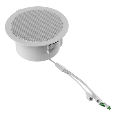 Altavoz IP de Techo / 2 Líneas SIP / Potencia 10W / PoE / Ethernet 100 Mbps / Rango Térmico -25°C a 55°C