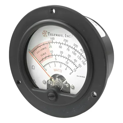 Carátula de Reemplazo para Wattmetro / 20 a 1000 MHz / 5 a 500 W / 50 Ω / Conectores N-Hembra