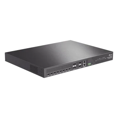 OLT 8 Puertos / XGS-PON y GPON Combo / 2,048 ONUs / Uplink 40G QSFP+ / Uplink 10G SFP+ / L2 y L3 / Gestión en Nube / Fuentes Redundantes AC-AC
