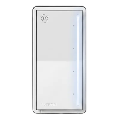 Control de Pared para Ventilador de Techo / 4 Velocidades / Barra Luminosa Regulable / RF Clear Connect / 75 pies (246 ft)