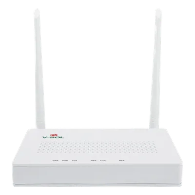 ONU Dual G/EPON / Wi-Fi 2.4 GHz / 4 Puertos LAN Gigabit / 2 Antenas 5 dBi / Gestión Remota / Consumo 10W