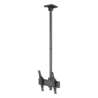 Soporte de Techo para Pantalla / 32" a 75" / VESA 100x100 a 400x400 / Carga Máxima 50 kg (110 lbs) / Inclinación y Rotación
