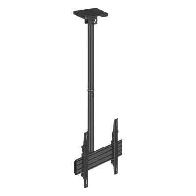 Soporte de Techo para Pantalla / 32" a 75" / VESA 100x100 a 400x400 / Carga Máxima 50 kg (110 lbs) / Inclinación y Rotación