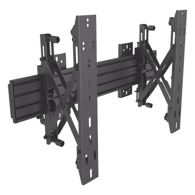 Soporte de Pared para Videowall / Push in - Pop out / VESA 100x100 mm y 400x400 mm / Pantallas 37 a 65 in / Carga 30 kg (66 lbs)