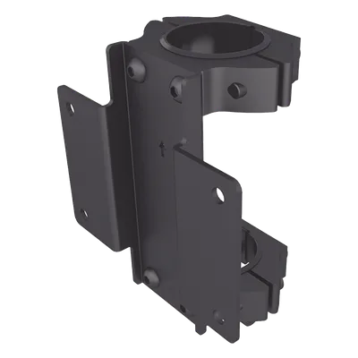 Clamp para un solo poste / Diseño compacto / Tornillería incluida / Montaje videowall