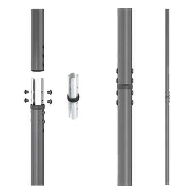 Unión de Postes / Estructura de Videowall / Tornillería Incluida / Múltiples Configuraciones