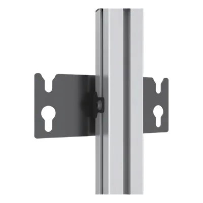 Placa Adaptadora para Videowall LED / 70 x 21.5 mm / Fijación M8 / Dimensiones 140 x 170 mm