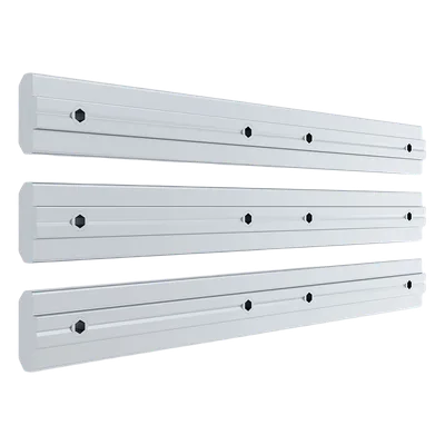 Barra de Extensión para VideoWall LED / 180 mm (0.59 ft) / 4 Puntos de Montaje M6 / Espesor 8 mm / Ancho 155 mm (0.51 ft)
