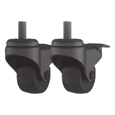 Ruedas de 4 pulgadas / Rosca M12 / Freno de cable / Diámetro 100 mm (3.94') / Ancho 28 mm (1.1')