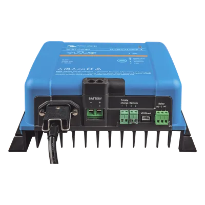 Cargador de Baterías / 12V 30A / IP43/IP22 / Bluetooth / 6 Etapas / 2 Salidas 1+1 / Plomo y Litio / 98.4 ft Uso Marino y Terrestre