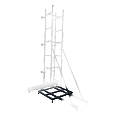 Base Soporte para Pantalla LED / Aluminio / 1.5 m x 3 m (4.9 ft x 9.8 ft) / Instalación Modular / Interior y Exterior