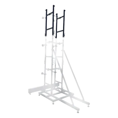 Accesorio Estructural Tipo H / Pantalla 1.5 m x 3 m / Aluminio / Base Modular 1 m (3.3 ft) / Pintura Electrostática Negra / Ganchos de Seguridad Integrados