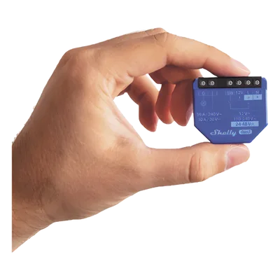Relé Inteligente Wi-Fi / 16A / Contacto Seco / 110-230V AC / 12-48V DC / Control por Voz / 41x36x16 mm