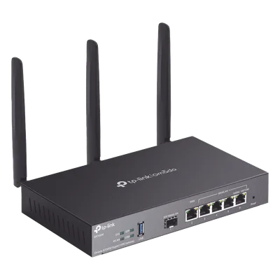 Router Empresarial Wi-Fi 6 / AX3000 / Multi-WAN 5 Puertos / 150,000 Sesiones Concurrentes / VPN Integrado / USB 3.0 / Omada SDN