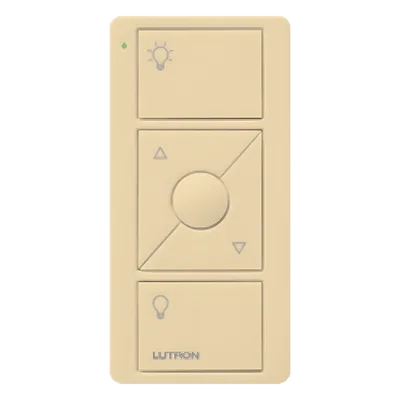 Control Inalámbrico de Iluminación / 3 Botones / Atenuación Subir-Bajar / Montaje en Pared o Mesa / Batería CR2032