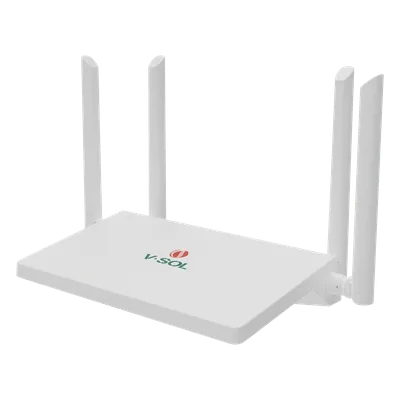 Router Wi-Fi 6 / AX3000 Dual Band / 4 Puertos Gigabit / MESH / Diseño Compacto / -30 a 60°C