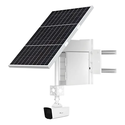 Cámara Solar 4G con IA LPR / 4 Megapixel / Visión Nocturna 20 m (65.6 ft) / Batería 9 Días / IP67 / Montaje para Poste