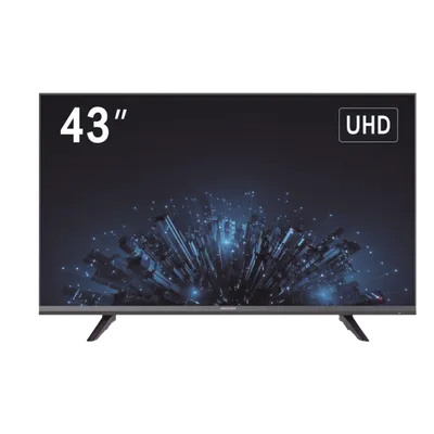 Monitor LED 4K / 43" / Uso 24-7 / HDMI x3 / Contraste 4000:1 / VESA 200x200 / Bocinas 10W