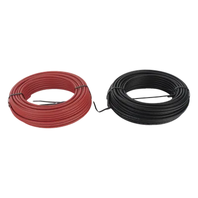 Kit Cable Fotovoltaico / 2 Rollos de 100 m (328 ft) / Calibre 10 AWG (6 mm²) / Cobre Tipo PV / 1000/2000 V / -40°C a 120°C