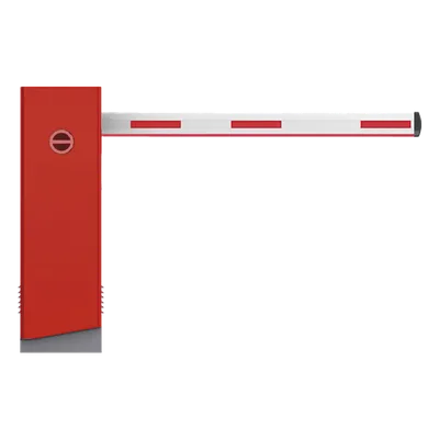 Kit de Barrera Vehicular Brushless / Brazo Iluminado 5 m (16.4 ft) / Gabinete Semaforizado / Apertura 3-6 s / Sentido Ajustable
