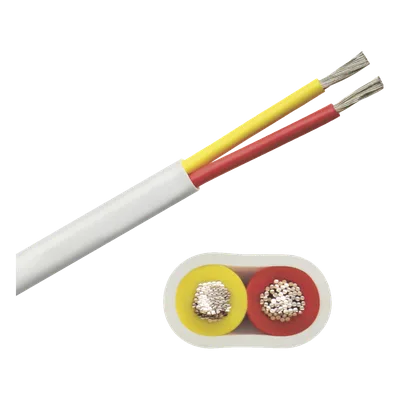 Cable Eléctrico Plano Marino / 2 Conductores / Calibre 12 AWG / 100 pies (30.48 m) / 600 V / Cobre Estañado Clase K