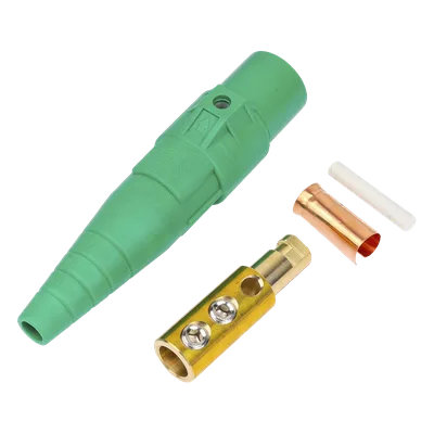 Conector Camlock Macho / 400 Amperes / AC 600V / Sección Cable 50-95 mm² / Abrazadera Compresión / Plástico Ingeniería / Varios Colores