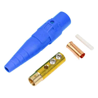 Conector Camlock / 400 A / Hembra / 600V AC / 50-95 mm² / Azul