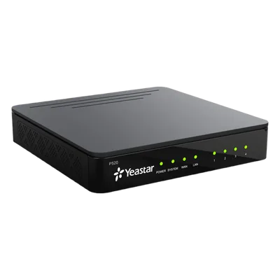 Conmutador IP PBX / 20 Extensiones / 10 Llamadas Simultáneas / Hasta 4 Puertos FXO/FXS / Grabación Nativa / UC Móvil y Escritorio / Integración WhatsApp y CRM / Transcripción IA