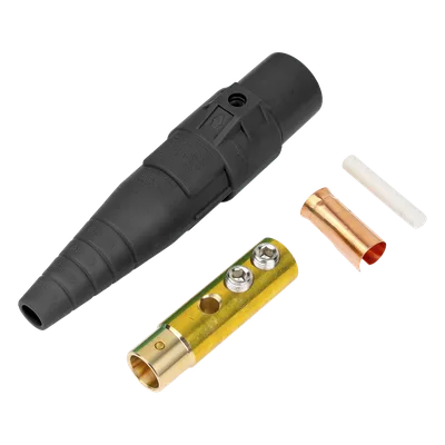Conector Camlock Hembra / 400 A / AC 600 V / Abrazadera Compresión / Cable 2/0 AWG a 4/0 AWG / Plástico Ingeniería
