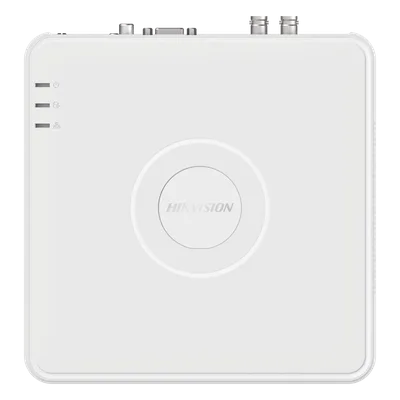 DVR Pentahíbrido / 4 Canales TurboHD + 1 Canal IP / 2 Megapixel (1080p) Lite / AcuSense Lite / Audio por Coaxitron / H.265+ / 1 Bahía HDD