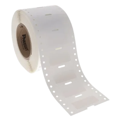 Etiqueta termorretráctil / 12,7 mm (0,5") ancho / 21,3 mm (0,84") alto / 3:1 / Grado militar / 2000 etiquetas por rollo