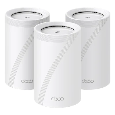 Sistema Mesh Wi-Fi 7 / Triple Banda BE9300 Mbps / 2 Puertos 2.5 Gigabit / 4 Antenas Internas Beamforming / MLO Multi-Link / Cobertura 3 Unidades