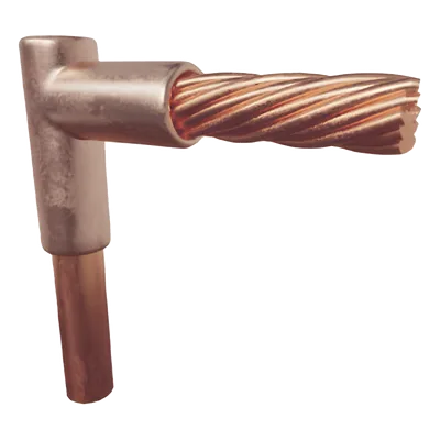 Molde para Soldadura Exotérmica / Tipo L / Varilla 3/4 In a Cable 2 AWG / Carga #90 / Conexión Horizontal