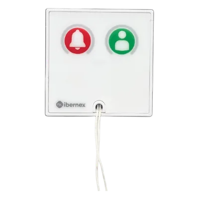 Módulo Asistencial de Empotrar / IP67 / Tirador Omnidireccional / RS485 / LED Alarma y Presencia / Botón Cancelación / ABS Antimicrobiano