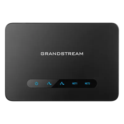 Adaptador de Teléfono Analógico ATA / 2 Puertos FXS / Router NAT Gigabit / Cifrado AES / Calidad de Voz HD / Fax T.38