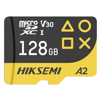 Memoria microSDXC / 128 GB / Lectura 200 MB/s / Escritura 150 MB/s / V30 U3 A2 / Gaming / NAND TLC