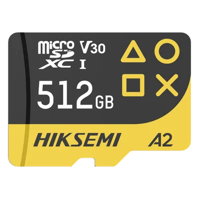Memoria microSDXC / 512 GB / Lectura 200 MB/s / Escritura 150 MB/s / V30 U3 A2 / Gaming / NAND TLC