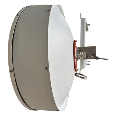 Antena Direccional / 2 ft (0.6 m) / 5.9-7.2 GHz / Ganancia 32 dBi / Polarización Dual Slant 45° y 90° / Conector N-Hembra / Resistencia Viento 124 km/h (77 mph)
