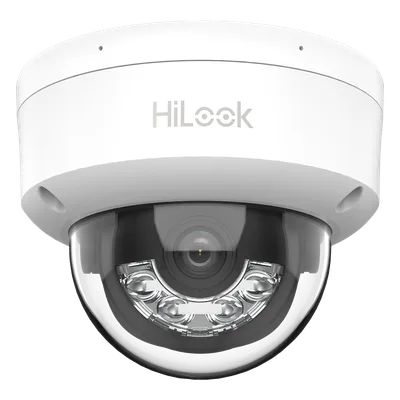 Cámara Domo IP / 2 Megapixel / Dual Light 20 m (65.6 ft) IR + 15 m (49.2 ft) Luz Blanca / Micrófono Integrado / PoE / AcuSense Lite / Interior