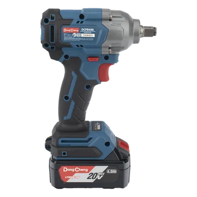 Llave de Impacto Inalámbrica / 20 V / 488 Nm / Motor Sin Escobillas / 3 Velocidades / Portabrocas 1/2 in / 2 Baterías 4.0 Ah